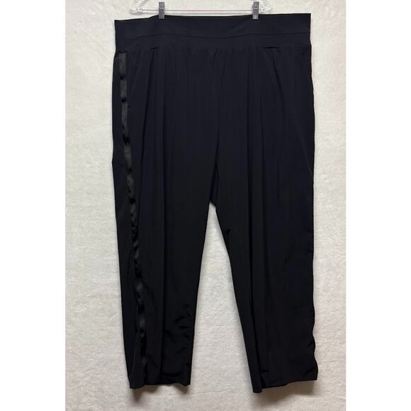 Athleta Nolita Wide Leg High Rise Pants Trousers Black Women’s Plus Size 26 - Picture 2 of 11